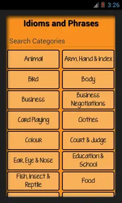 English Idioms android App screenshot 3